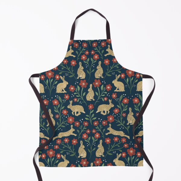 Item preview, Traditional Brown English Hares and Wildflowers designed and sold by NattyDesigns.