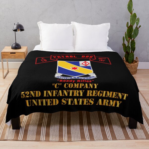Item preview, Army - C Co 52nd Infantry - Patrol Dog (Highlight) - Ready Rifles designed and sold by Military Insignia Products.