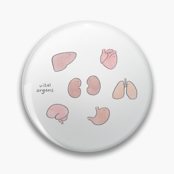 Item preview, Aesthetic Cute Vital Organs Sticker Pack designed and sold by lameowee.