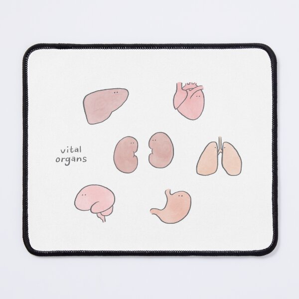 Item preview, Aesthetic Cute Vital Organs Sticker Pack designed and sold by lameowee.