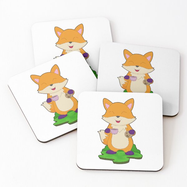 Item preview, Fox Coffee Cookie designed and sold by Snabdesign84.
