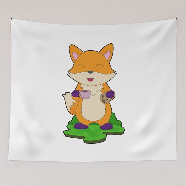 Item preview, Fox Coffee Cookie designed and sold by Snabdesign84.