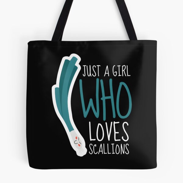 Item preview, Just A Girl Who Loves Scallions designed and sold by EmGai TocXanh.