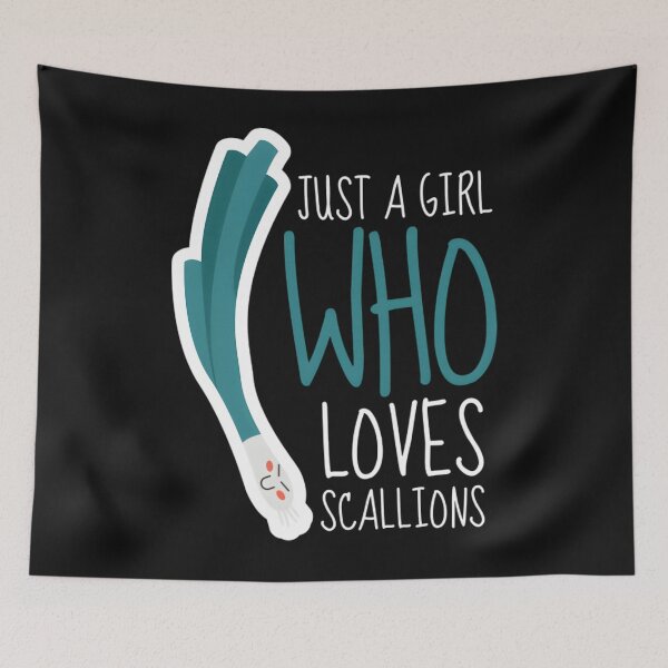 Item preview, Just A Girl Who Loves Scallions designed and sold by EmGai TocXanh.
