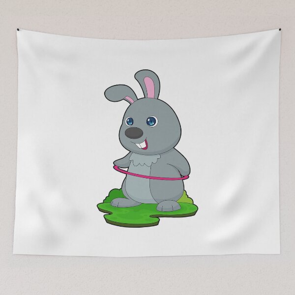 Item preview, Rabbit Fitness hoop Workout Gymnastics designed and sold by Snabdesign84.