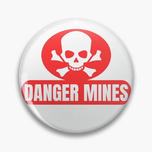 Item preview, Danger Mines Warning Sign Support Deminers designed and sold by Guess4best.