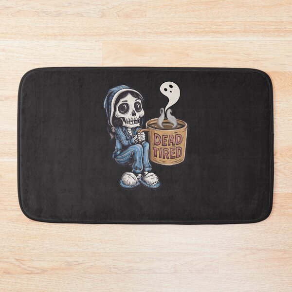 Item preview, Skeleton Funny Dead Tired Coffee Lover Graphic Design Gothic designed and sold by tamdevo1.