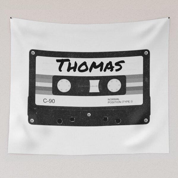 Item preview, Thomas Name Cassette Tape designed and sold by musicgeniusart.