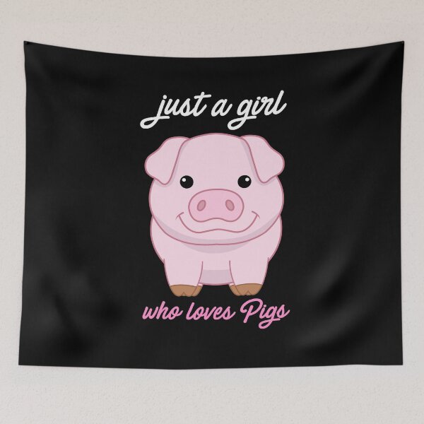 Item preview, Just A Girl Who Loves Pigs designed and sold by Kieran Abbott.