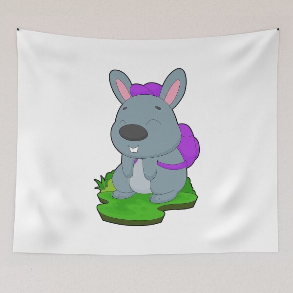 Item preview, Rabbit Pupil Backpack School designed and sold by Snabdesign84.
