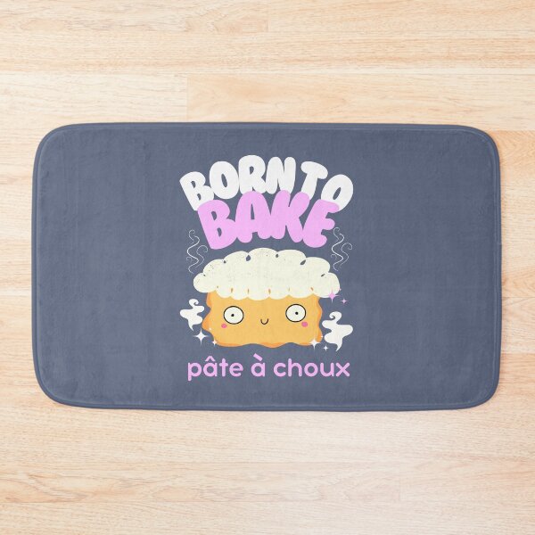 Item preview, Born To Bake Cute Kawaii Choux Puff designed and sold by Renata Illustrata.