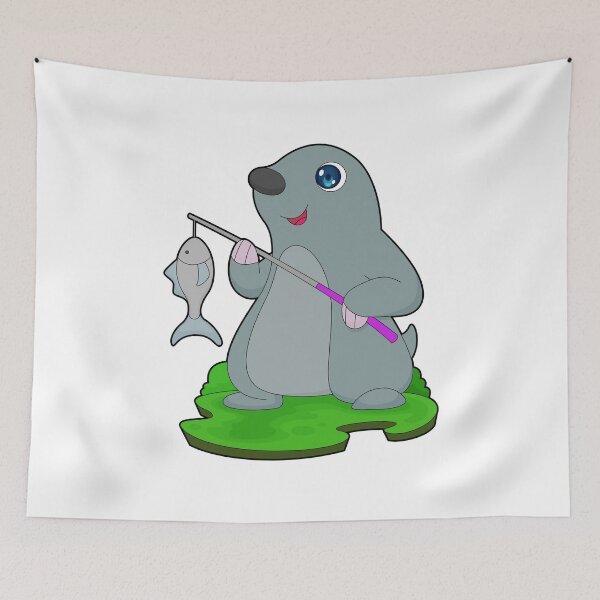 Item preview, Mole Fisher Fishing rod Fishing designed and sold by Snabdesign84.