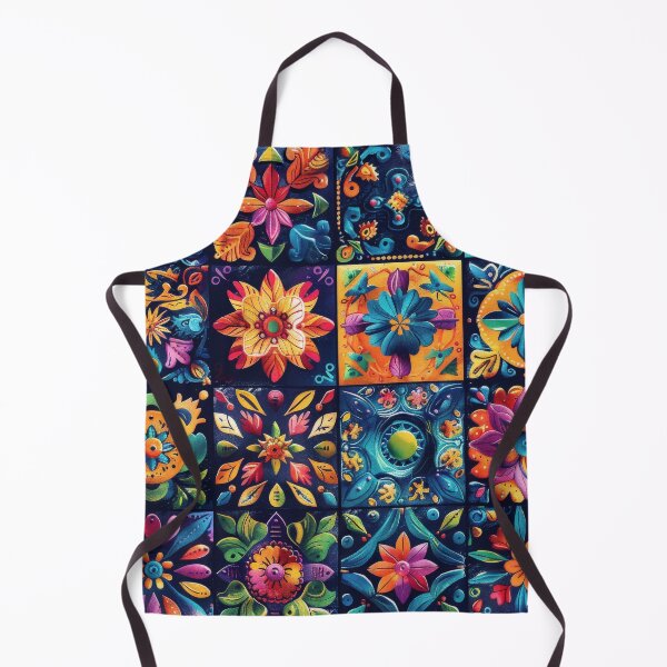 Item preview, Colorful Floral Tile Mosaic Design in Mexico designed and sold by brandway.
