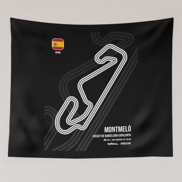 Item preview, Spanish Race Track (B&W) designed and sold by Mariel  Toigo.