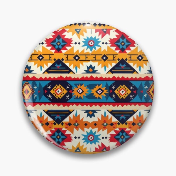 Item preview, Colorful Geometric Pattern With Red, Blue, and Yellow Shapes designed and sold by brandway.