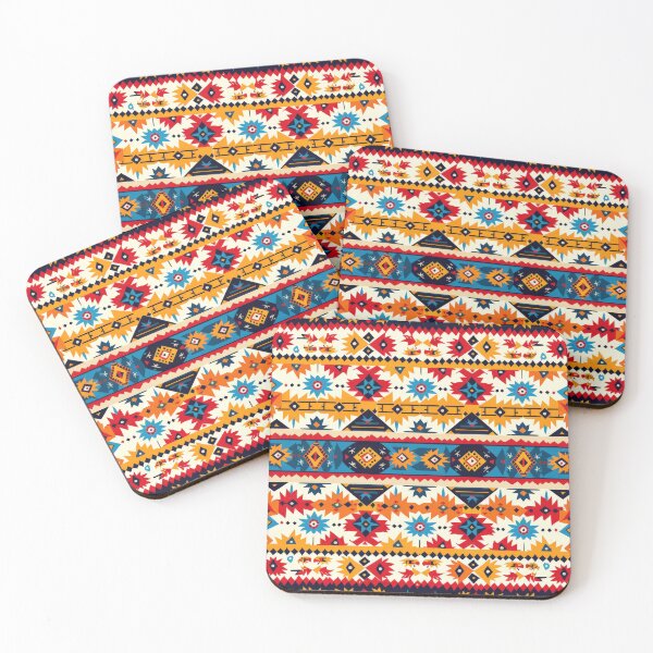 Item preview, Colorful Geometric Pattern With Red, Blue, and Yellow Shapes designed and sold by brandway.