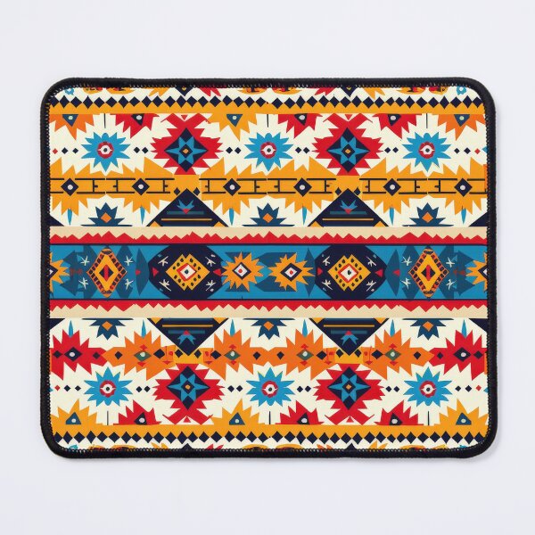 Item preview, Colorful Geometric Pattern With Red, Blue, and Yellow Shapes designed and sold by brandway.