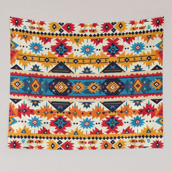 Item preview, Colorful Geometric Pattern With Red, Blue, and Yellow Shapes designed and sold by brandway.