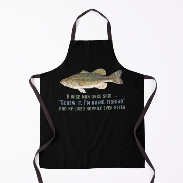 Item preview, Largemouth Bass Fishing Wise Man Quote designed and sold by Futurebeachbum.