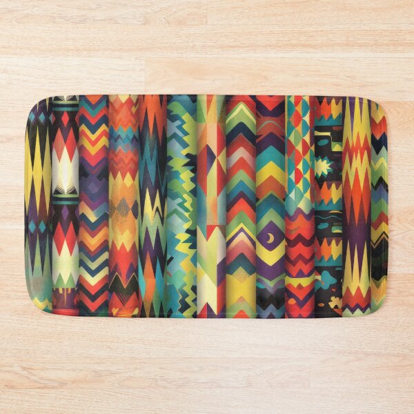 Item preview, Colorful Geometric Pattern Seamless Repeat Design designed and sold by brandway.