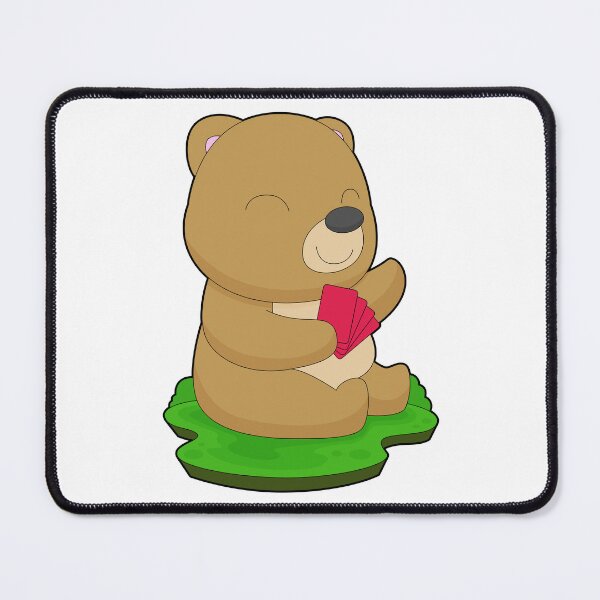Item preview, Bear Poker Poker cards Card game designed and sold by Snabdesign84.