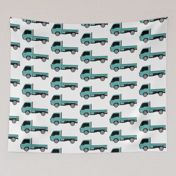 Item preview, 80's Kei Truck Teal designed and sold by SChinchilla.