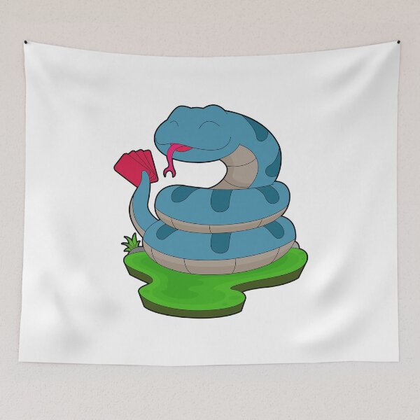 Item preview, Snake Poker Poker cards Card game designed and sold by Snabdesign84.