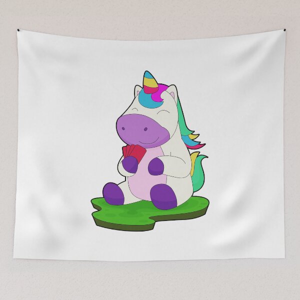 Item preview, Unicorn Poker Poker cards Card game designed and sold by Snabdesign84.