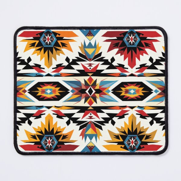 Item preview, Vibrant Native American Geometric Pattern Design designed and sold by brandway.