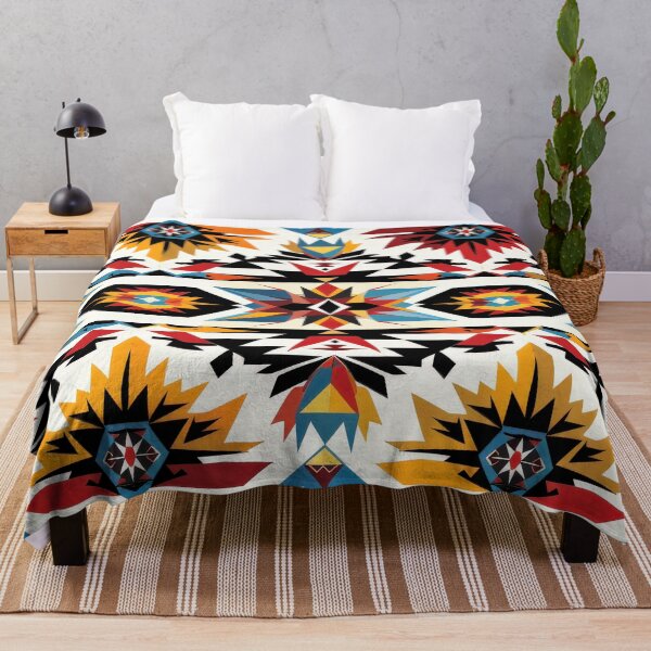Item preview, Vibrant Native American Geometric Pattern Design designed and sold by brandway.