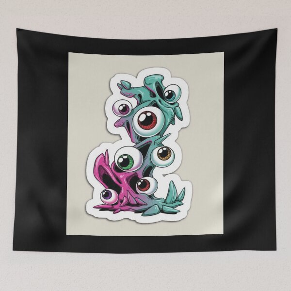 Item preview, Abstract Monster Eyeball Stack	 designed and sold by FrininOpjohn.