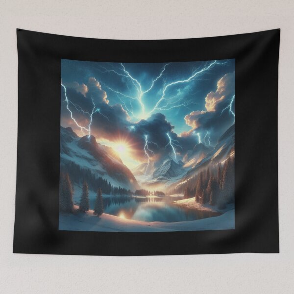 Item preview, Mountain Storm 7 designed and sold by Sybille-Yates.