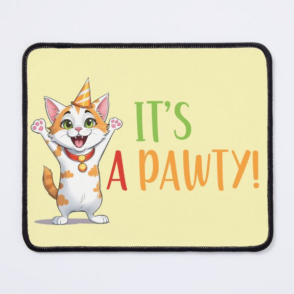 Item preview, IT'S A PAWTY designed and sold by immersif.
