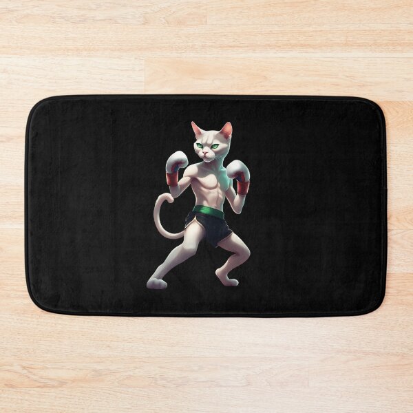 Item preview, White Fighter Cat designed and sold by Esdojot-.
