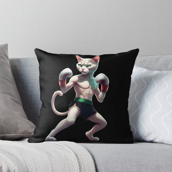 Item preview, White Fighter Cat designed and sold by Esdojot-.