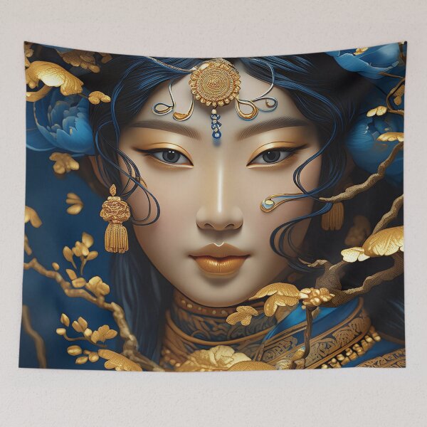 Item preview, Asian Goddess Portrait n°16 designed and sold by Grafik-Ai-Art.