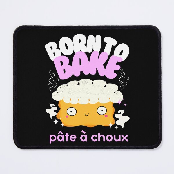 Item preview, Born To Bake Cute Kawaii Choux Puff designed and sold by Renata Illustrata.