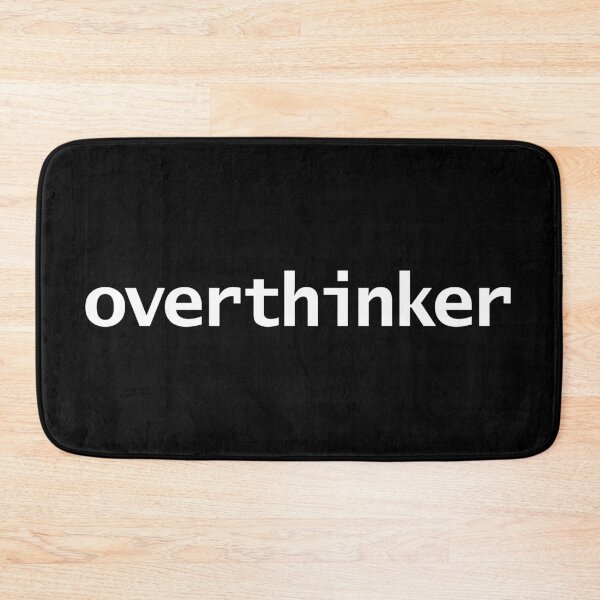 Item preview, Overthinker Funny Typography  designed and sold by ellenhenry.