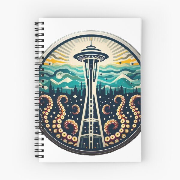 Item preview, Seattle Kraken Space Needle designed and sold by Naomi Gutierrez Parrish.