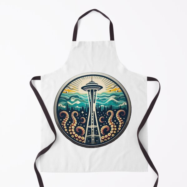 Item preview, Seattle Kraken Space Needle designed and sold by Naomi Gutierrez Parrish.