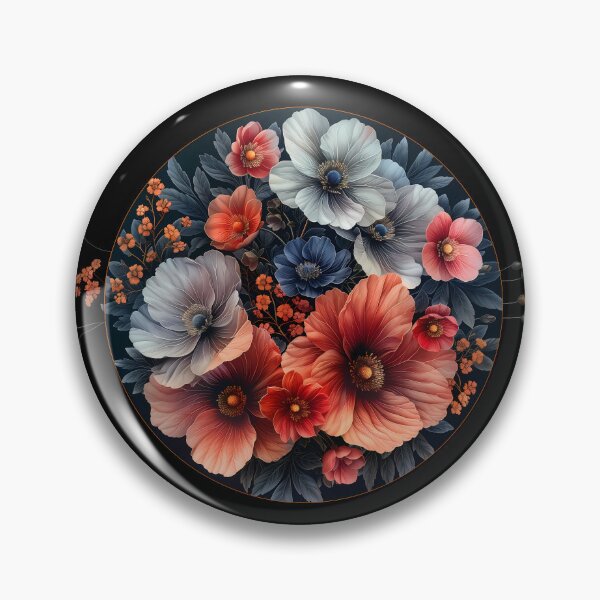 Artikelvorschau, Florales Design in radialer Komposition entworfen und verkauft von Print2Harbor.