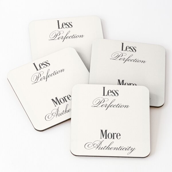 Item preview, Less Perfection More Authenticity  designed and sold by Paigaam.