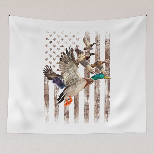 Item preview, Duck-  American Flag- Waterfowl Camouflage men designed and sold by VISIONSTURME.
