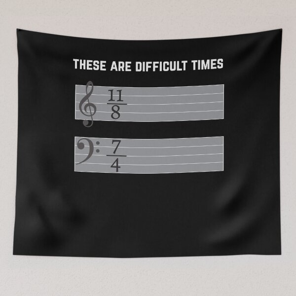 Item preview, These Are Difficult Times designed and sold by Kieran Abbott.