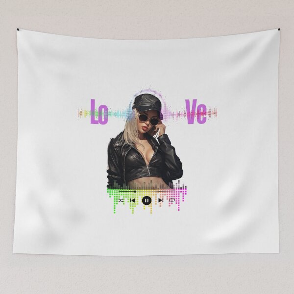 Item preview, Music love girl designed and sold by PapayaGen.