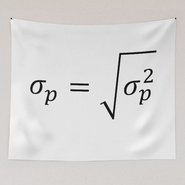 Item preview, Equation for standard deviation of a portfolio  designed and sold by moneyneedly.