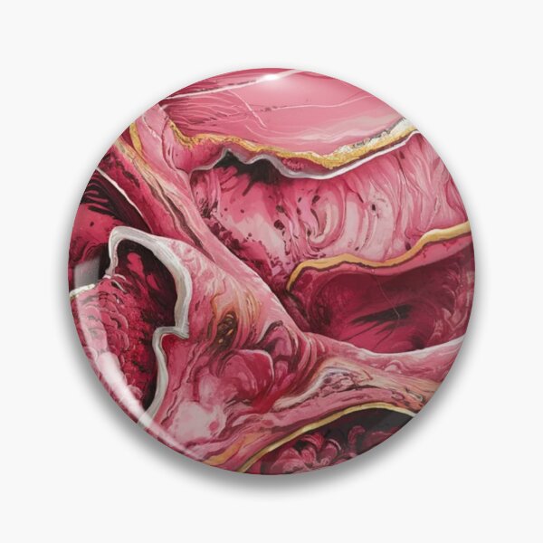 Item preview, Pink and Gold Marble Art designed and sold by ChainsArt.