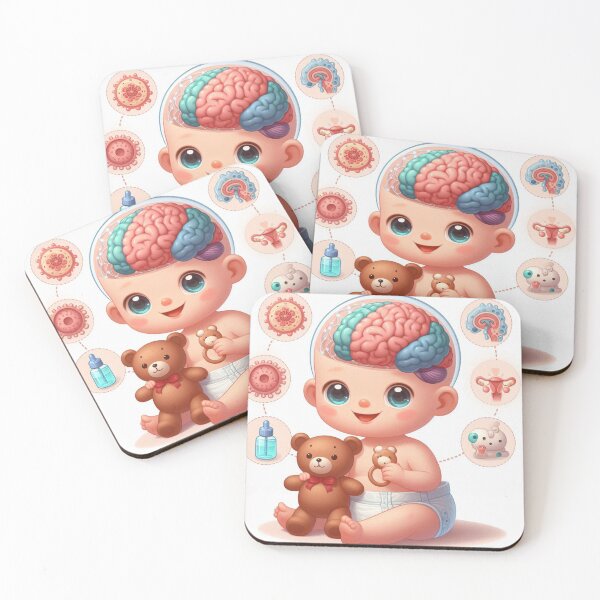 Item preview, Baby Brain Anatomy Art designed and sold by Sadia  Jannat.