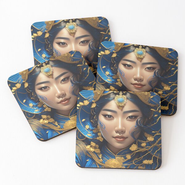 Item preview, Asian Goddess Portrait n°17 designed and sold by Grafik-Ai-Art.