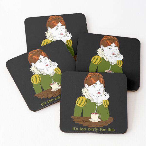 Item preview, Vampire coffee - It's too early for this. designed and sold by finalnbi.